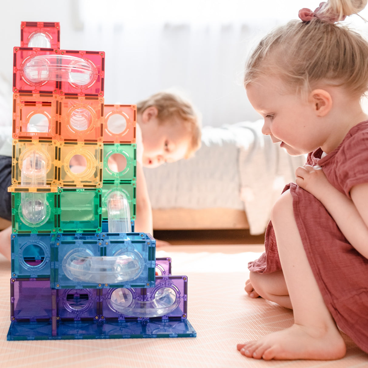 Rainbow Kugelbahn 92 Teile - korbmayer. ganz besonders. für kinder.