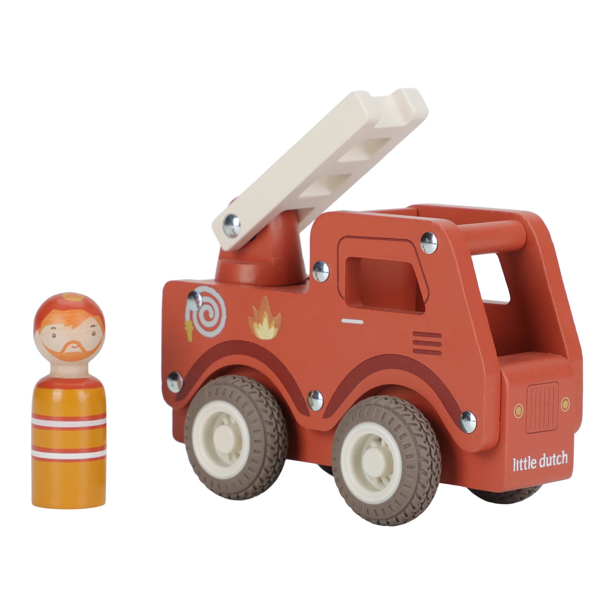 Holz- Feuerwehrauto
