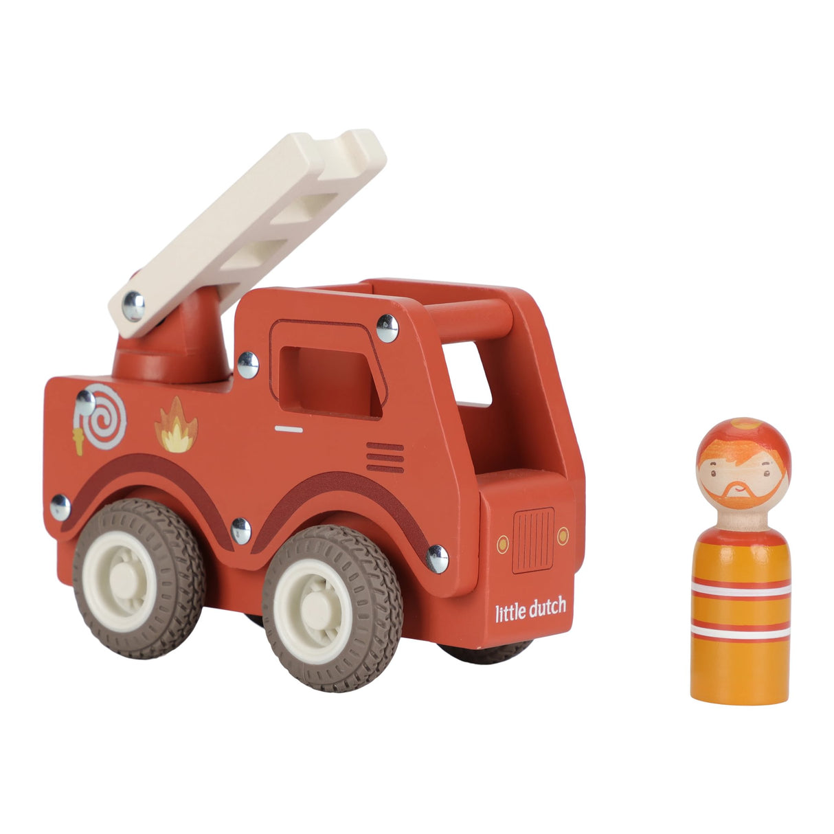 Holz- Feuerwehrauto