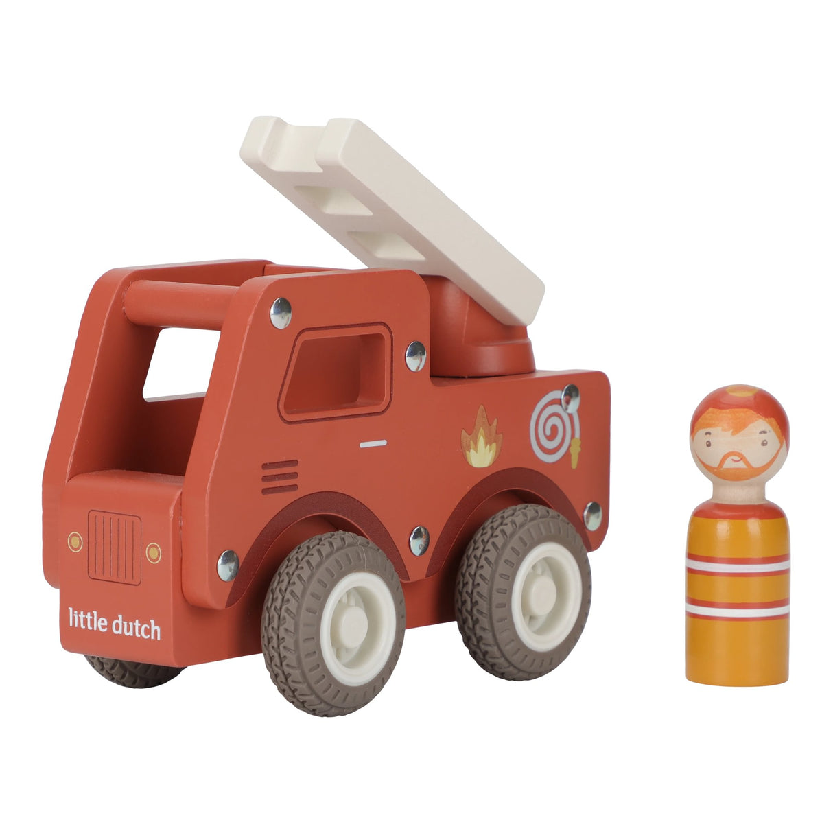 Holz- Feuerwehrauto