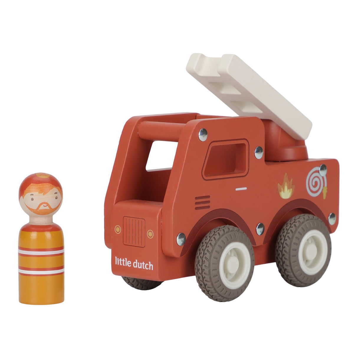 Holz- Feuerwehrauto