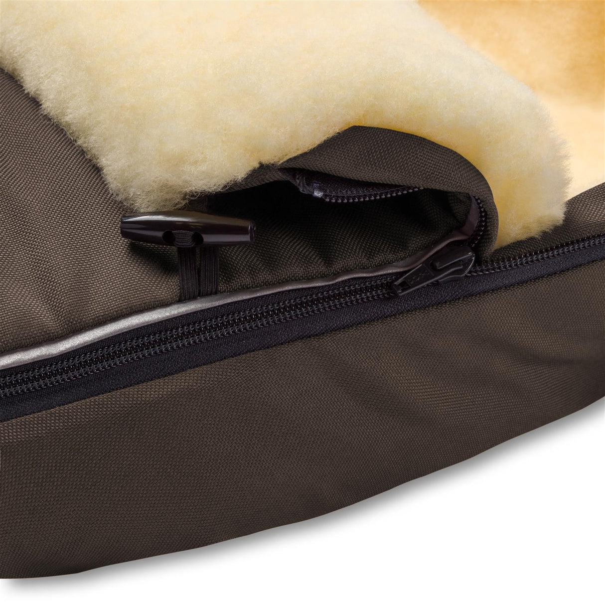 Lammfell Fußsack Polaris/ braun