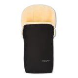 PUTZI Ganzjahres Lammfellfußsack-schwarz