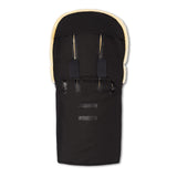 PUTZI Ganzjahres Lammfellfußsack-schwarz