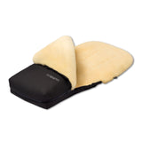 PUTZI Ganzjahres Lammfellfußsack-schwarz