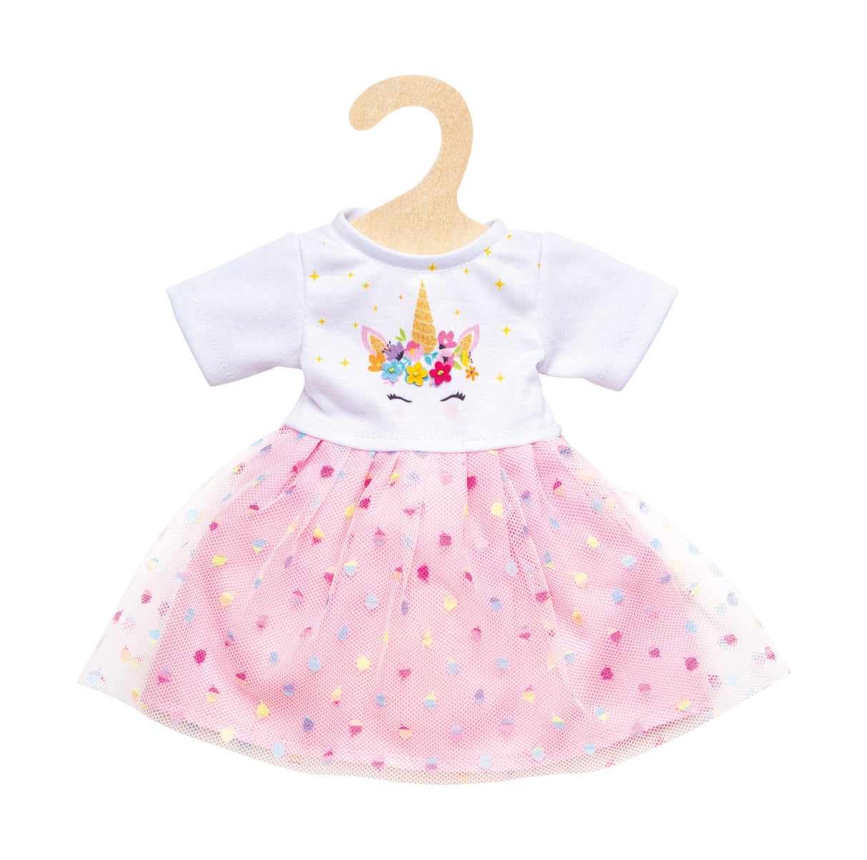 Puppenkleid "Einhorn" Hannah", Gr. 28-35 cm