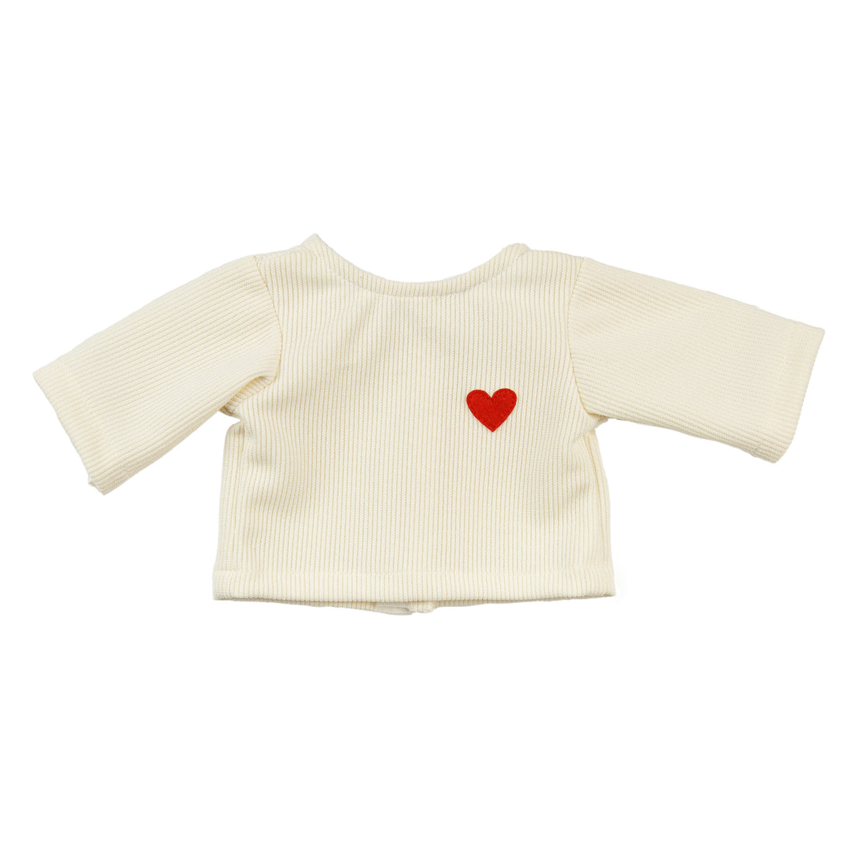 Puppen Cordhose Hertz Konfetti mit T- Shirt & Nickituch 28-35cm