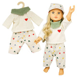 Puppen Cordhose Herz-Konfetti 35-45 cm