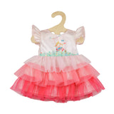 Puppenkleid "Primessn Emily" mit Herztasche und Krone, Gr. 28-35