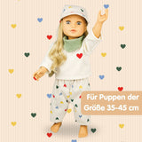 Puppen Cordhose Herz-Konfetti 35-45 cm