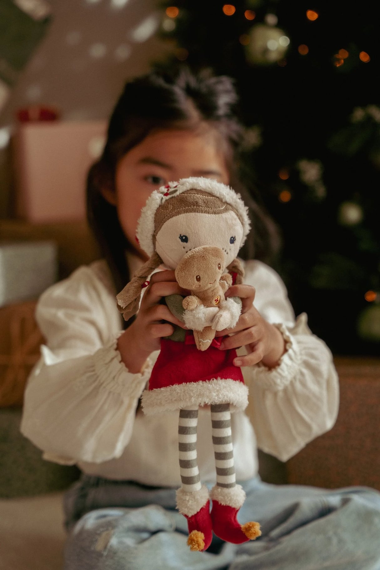 Weihnachtspuppe Rosa