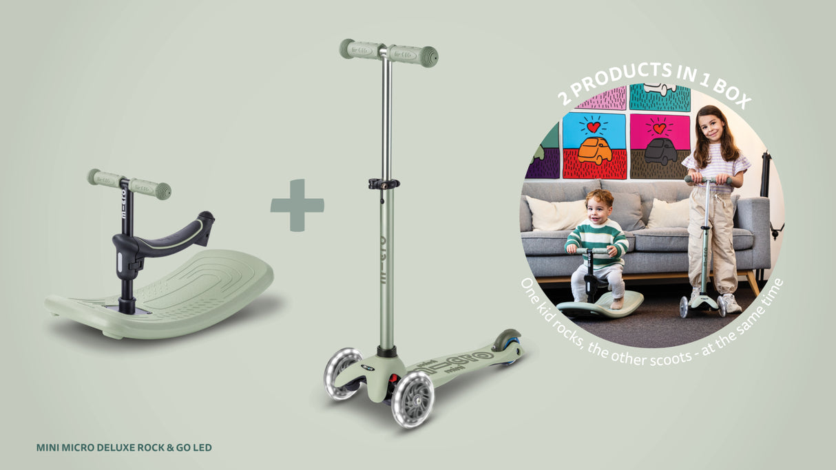 Mini Micro Deluxe Rock & Go LED - Olive Sage