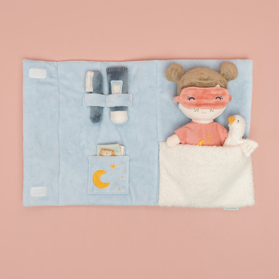 Rosa Puppe Sleepover Spielset - korbmayer. ganz besonders. für kinder.