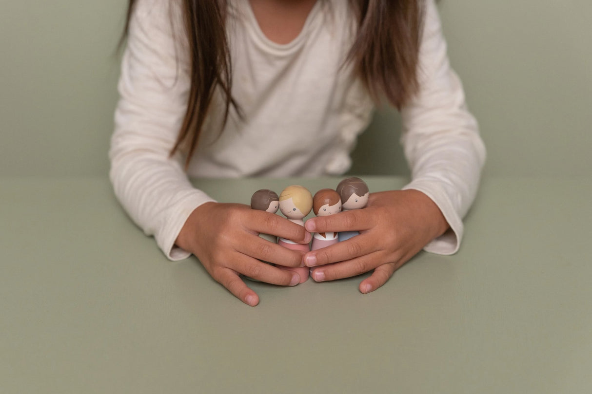 Puppenhaus - Erweiterungsset Familie Rosa