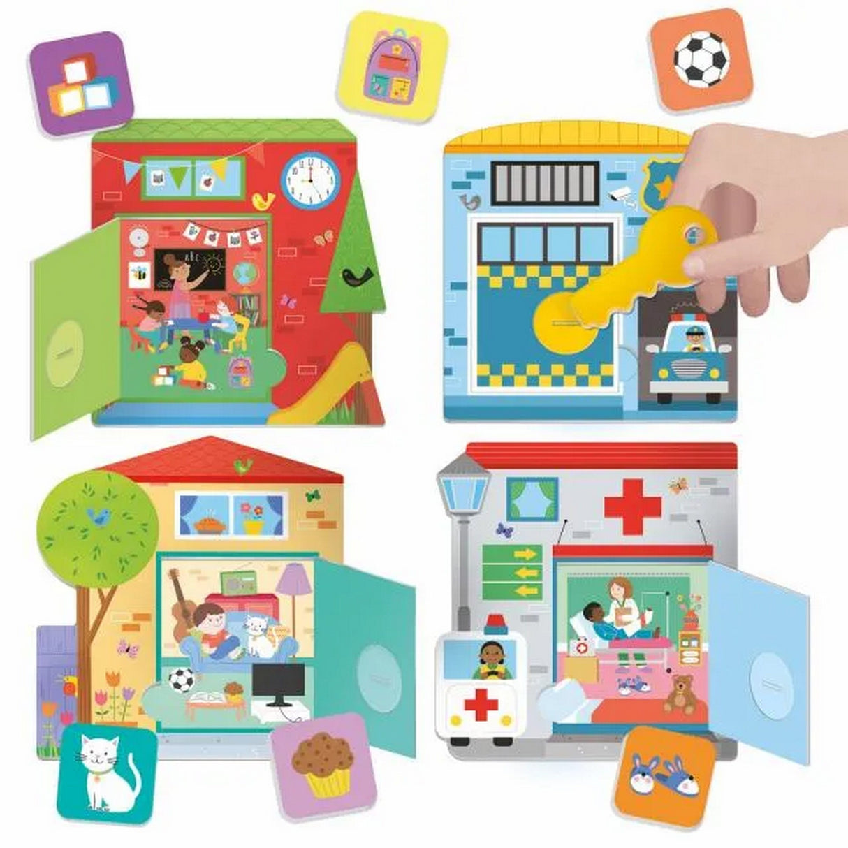 Suchen, Öffnen und Finden Montessori