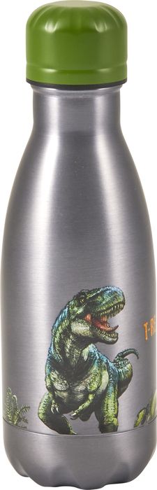 Edelstahlflasche - T-Rex World - korbmayer. ganz besonders. für kinder.