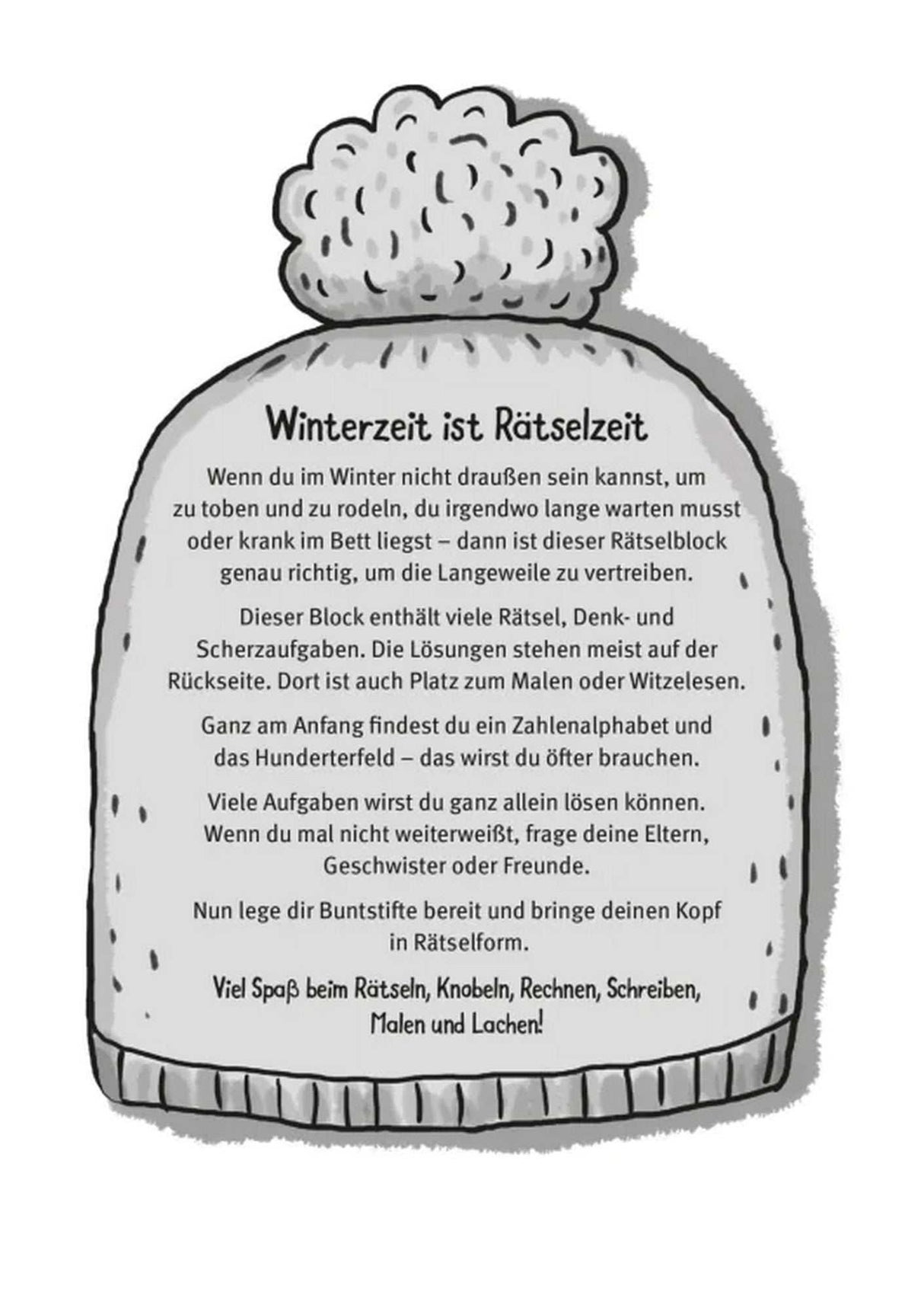 Mein dick Winter-Rätselblock