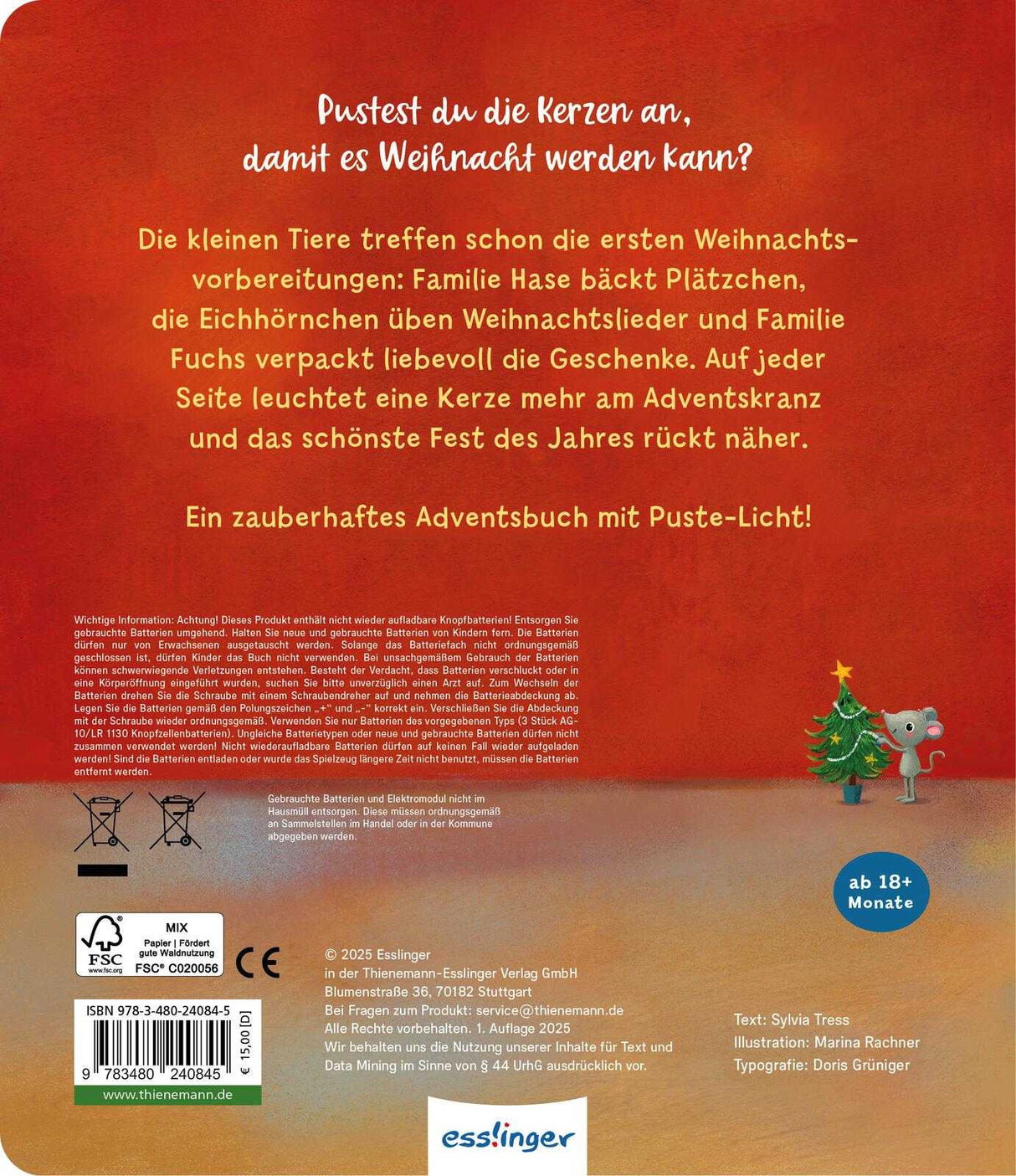 Mein Puste-Licht-Buch: Advent