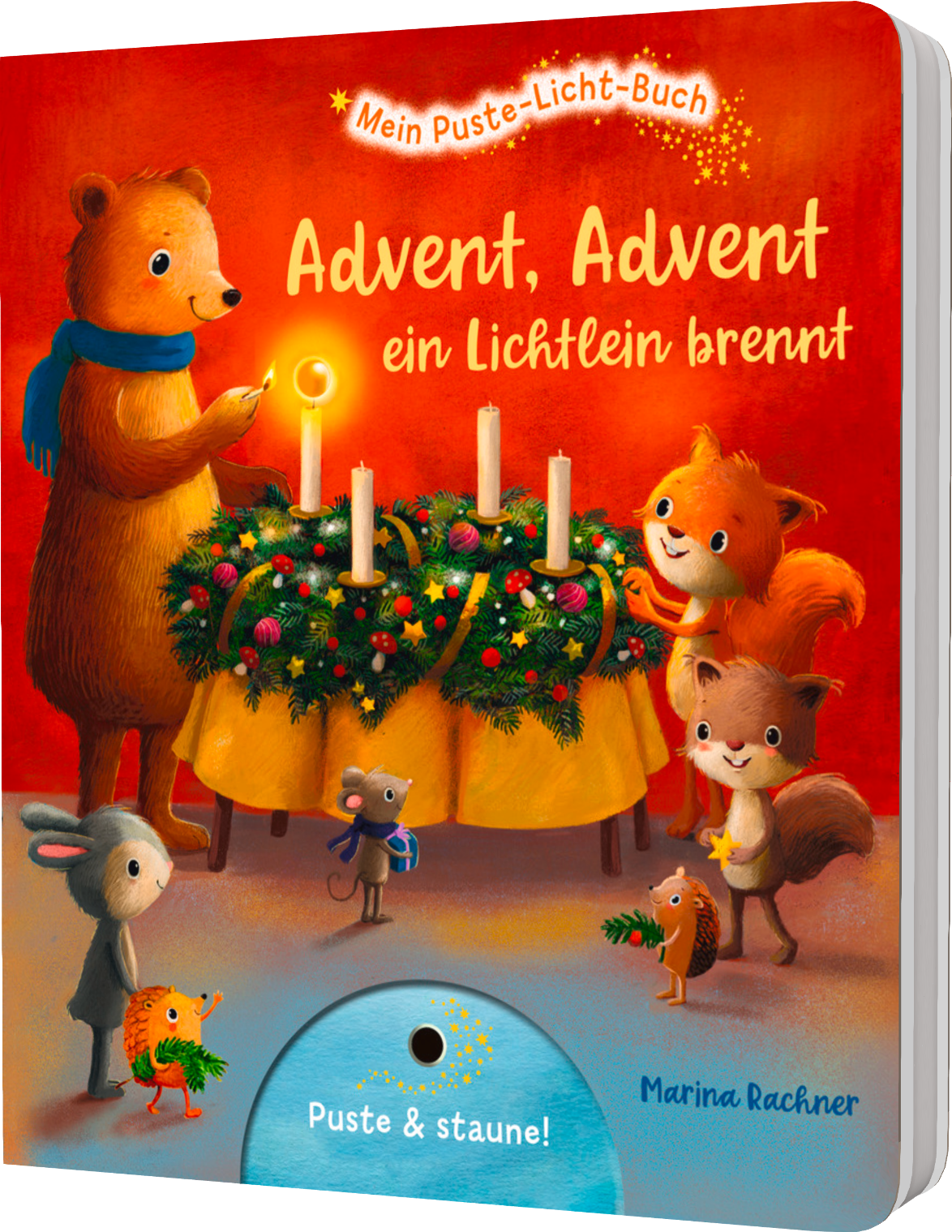 Mein Puste-Licht-Buch: Advent