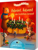 Mein Puste-Licht-Buch: Advent