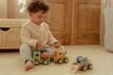 Holz- Kranwagen