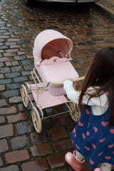 Puppenwagen/ Powder Pink Check