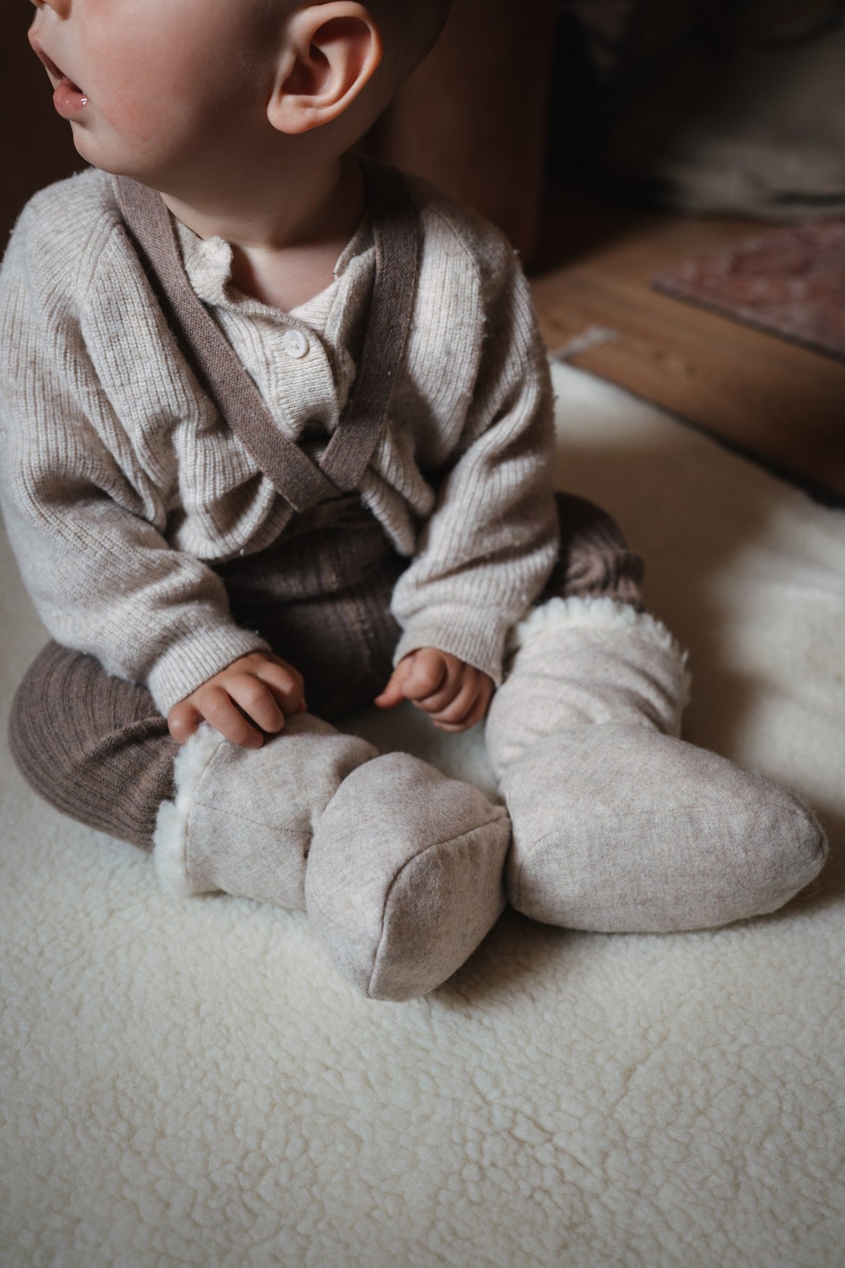 Baby Booties/ Cashmere