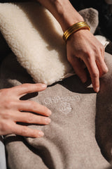 Fußsack Wombat nicht gesteppt/ Beige