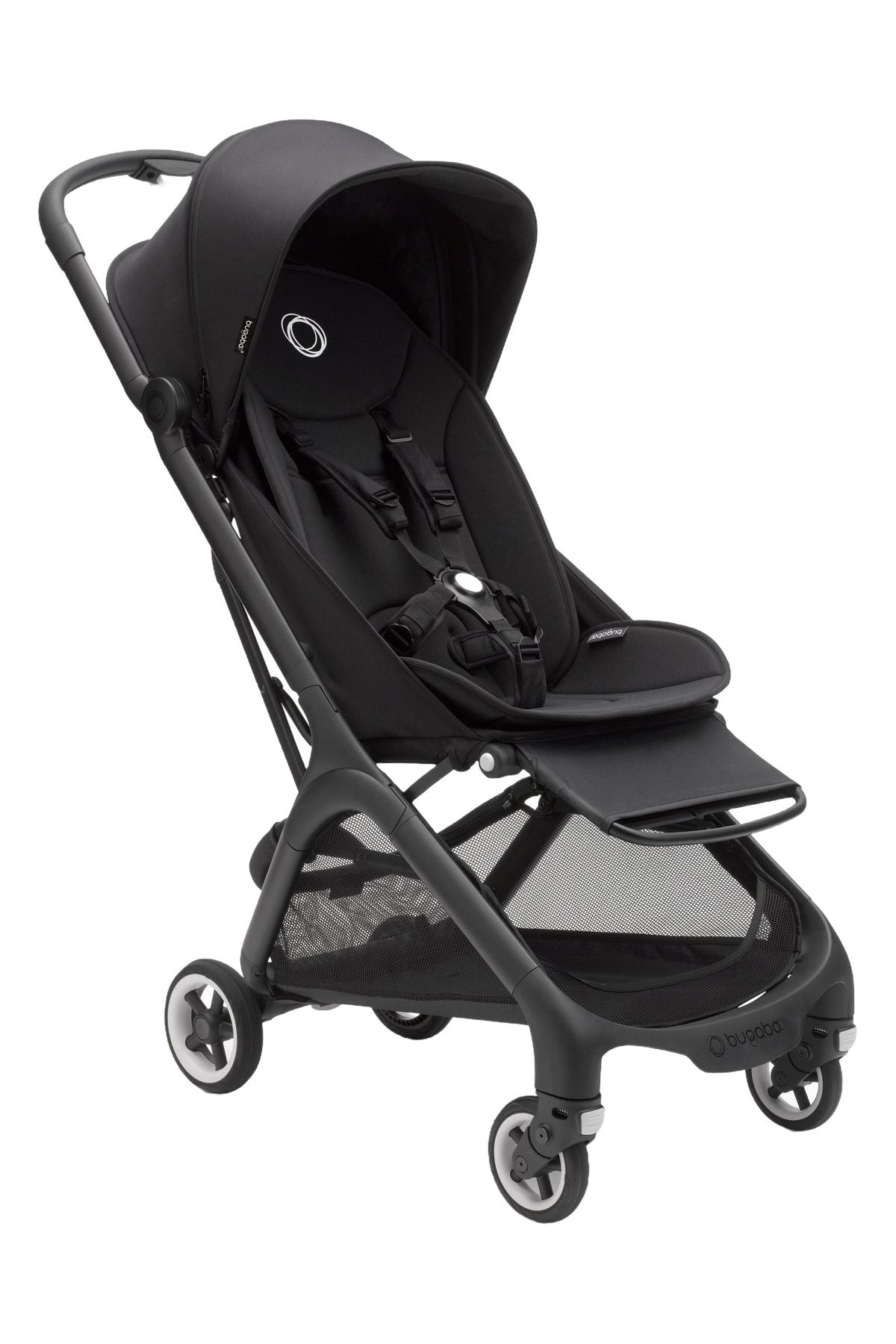 Bugaboo Butterfly City-Kinderwagen komplett schwarz/schwarz