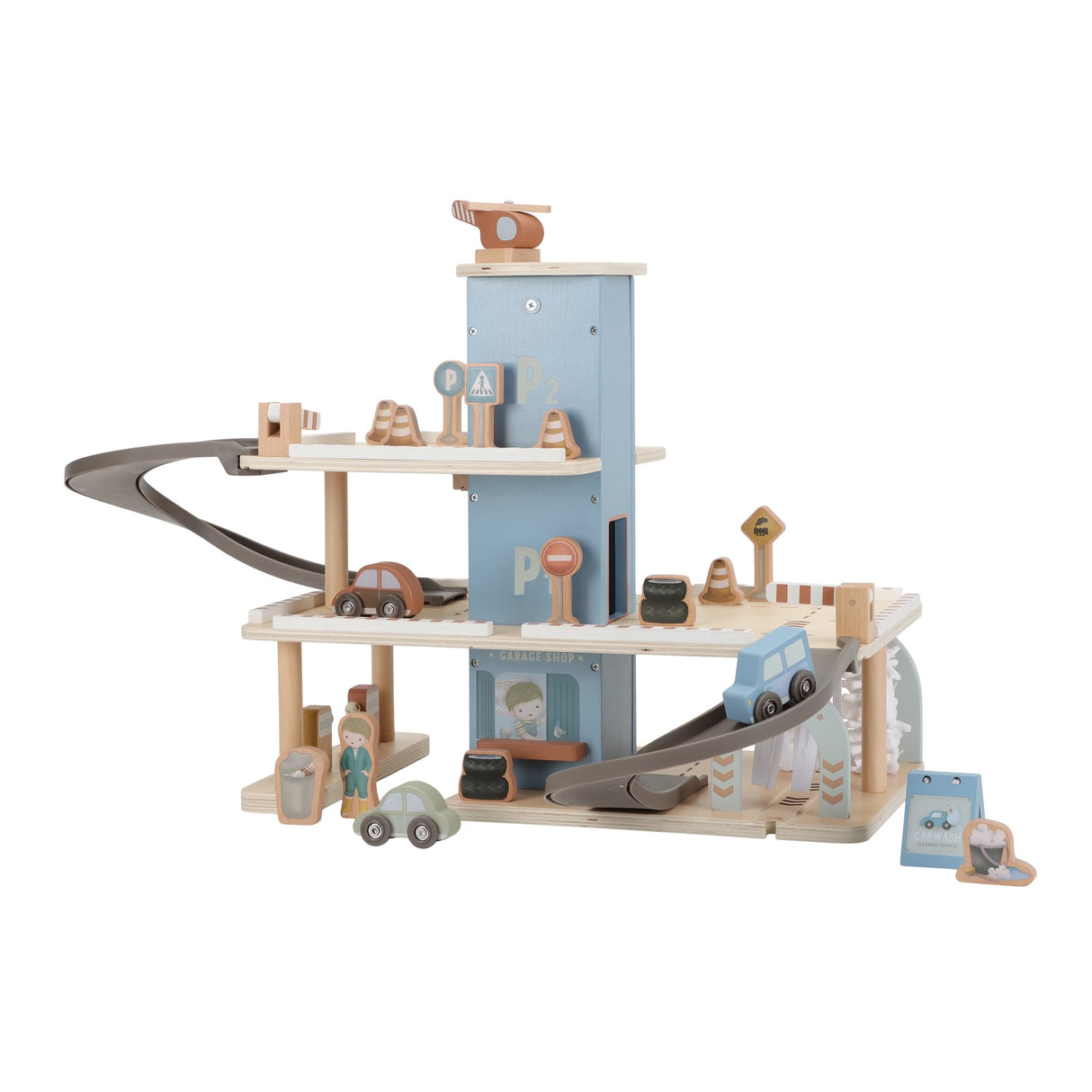 Parkgarage Blau