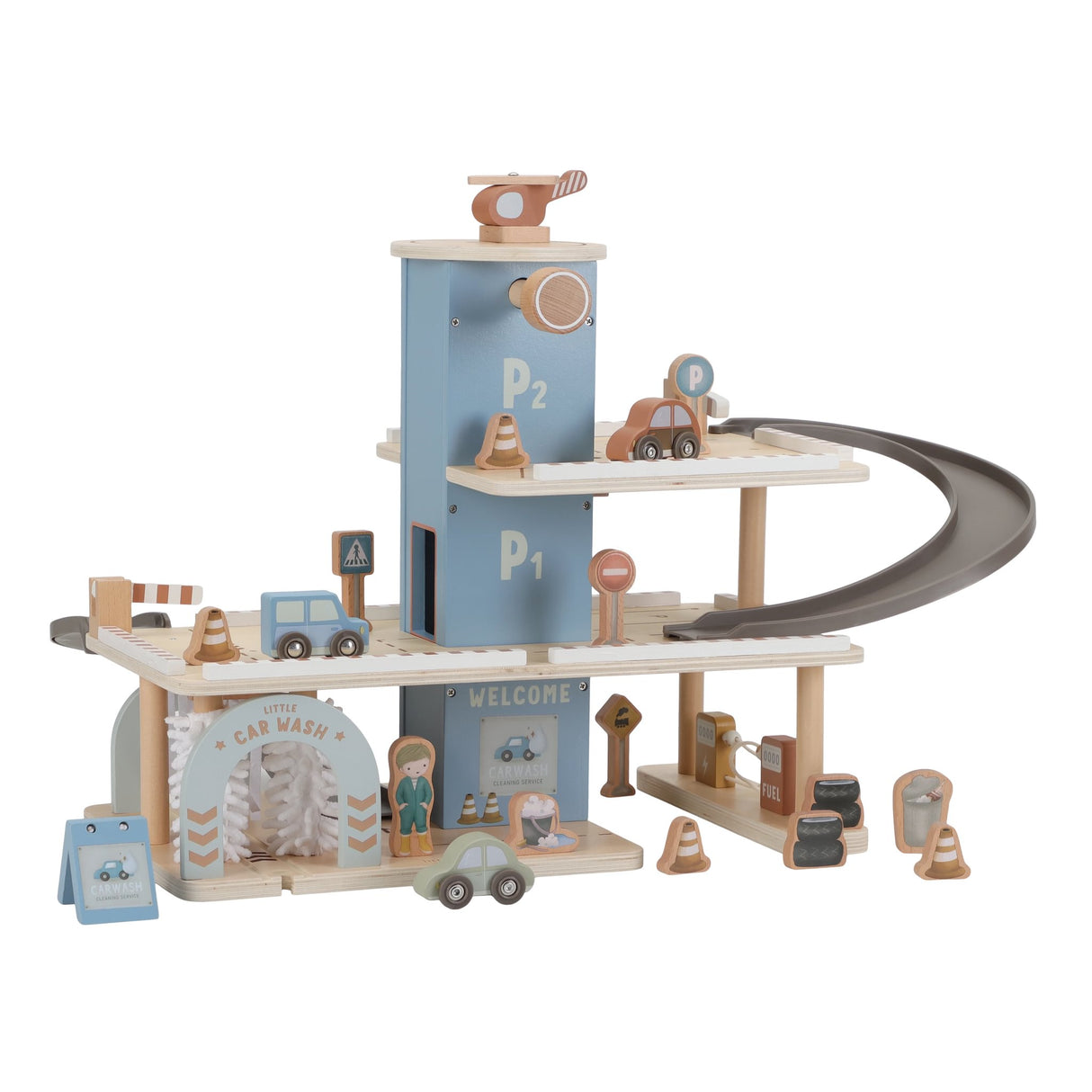 Parkgarage Blau