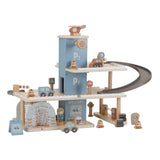 Parkgarage Blau