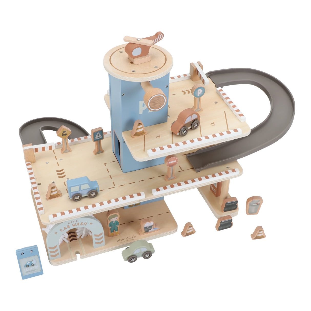 Parkgarage Blau
