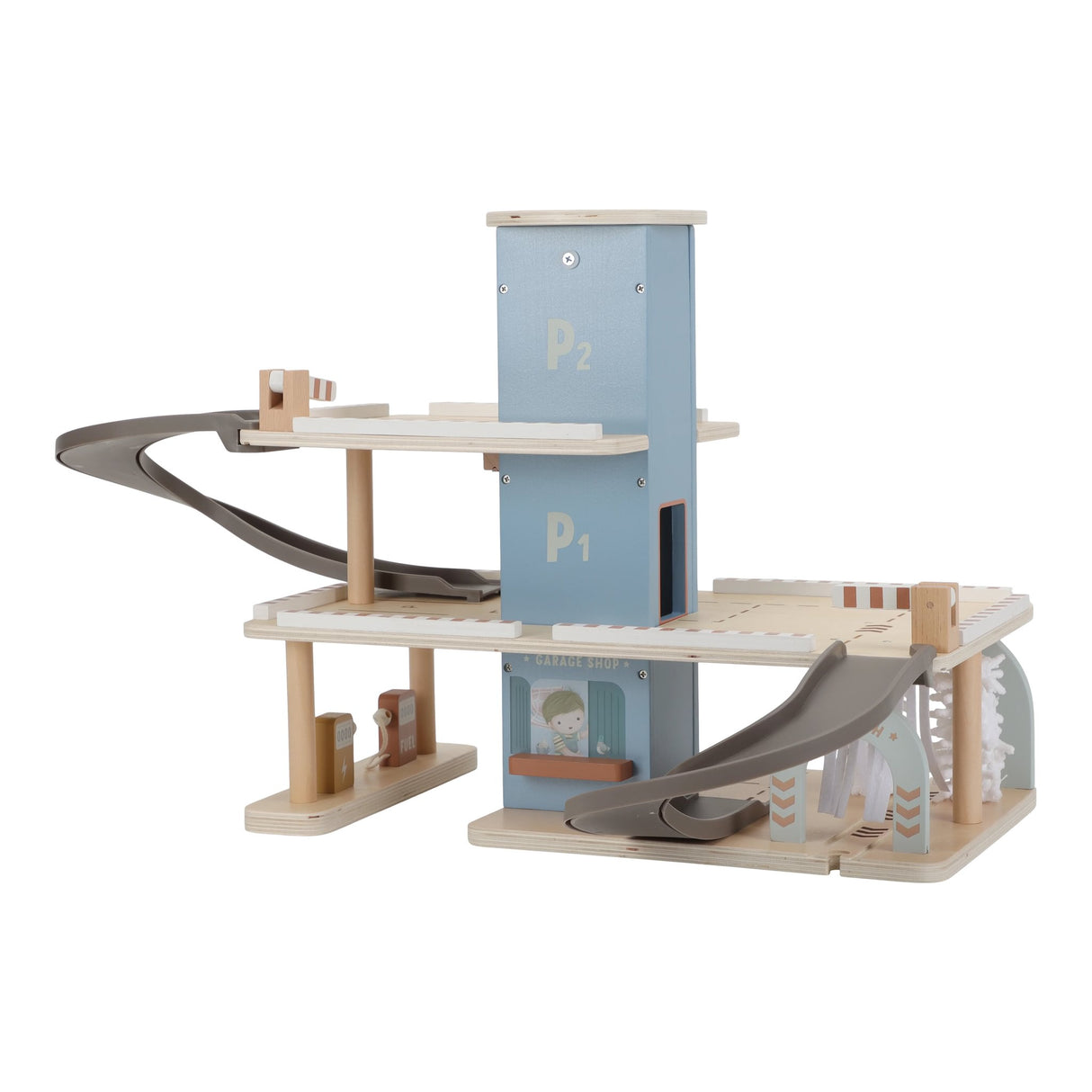 Parkgarage Blau
