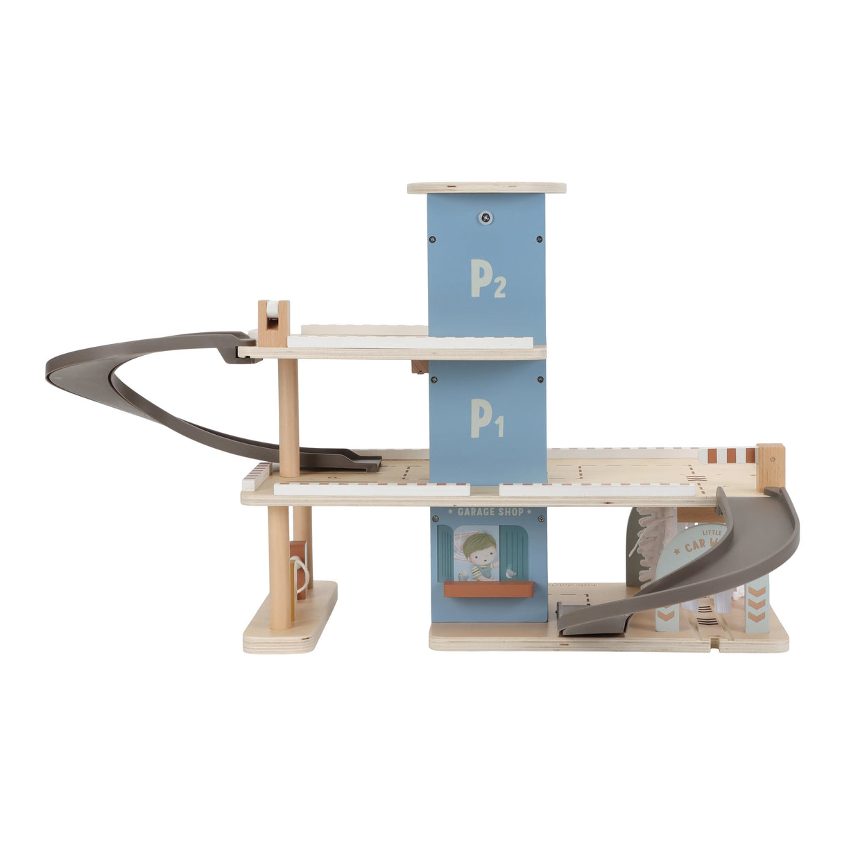 Parkgarage Blau