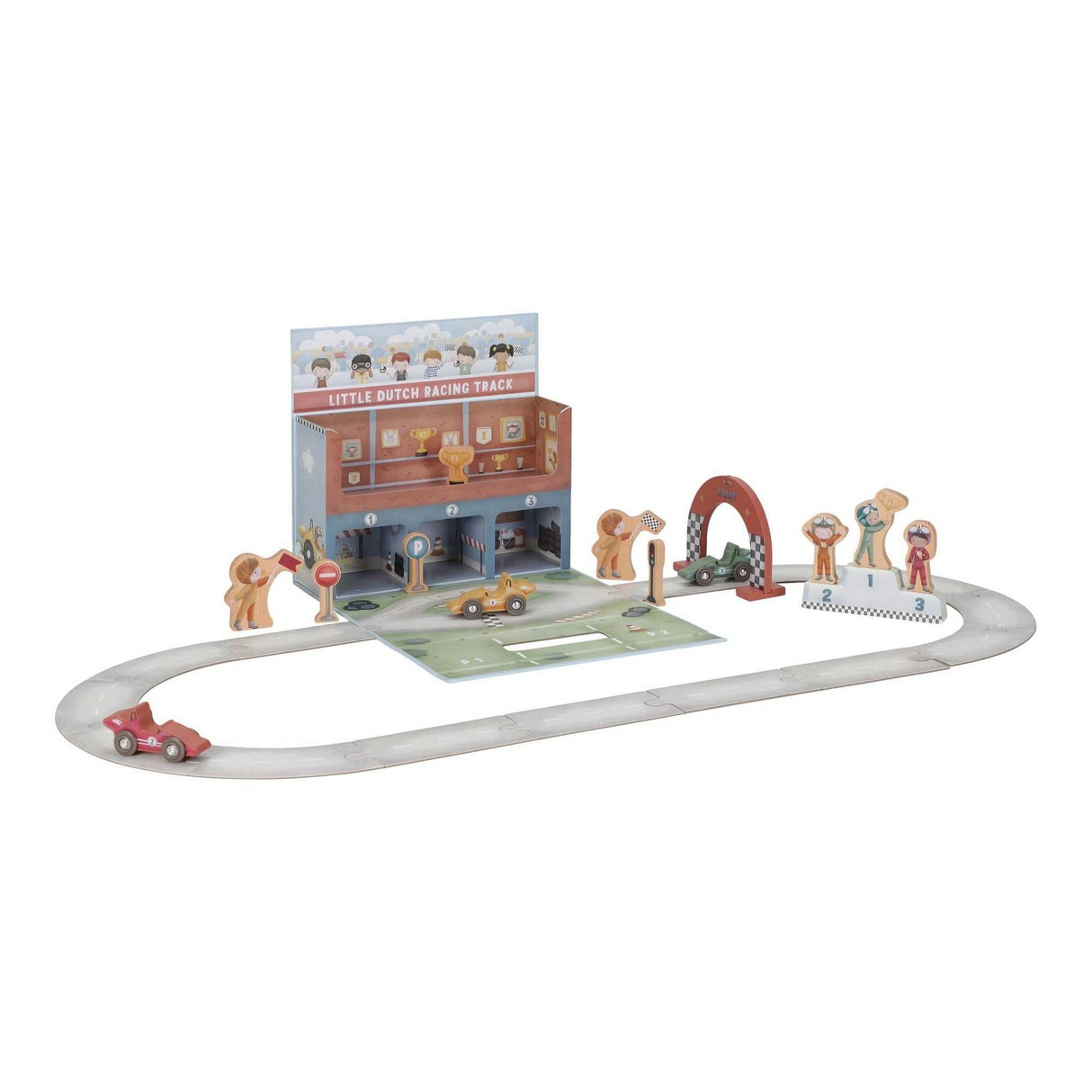 Spielkoffer mit Rennbahn