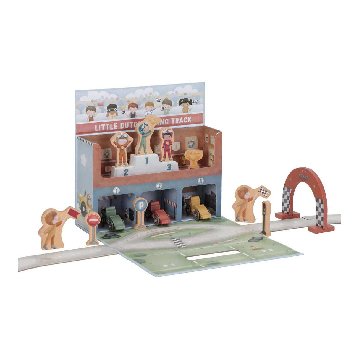 Spielkoffer mit Rennbahn