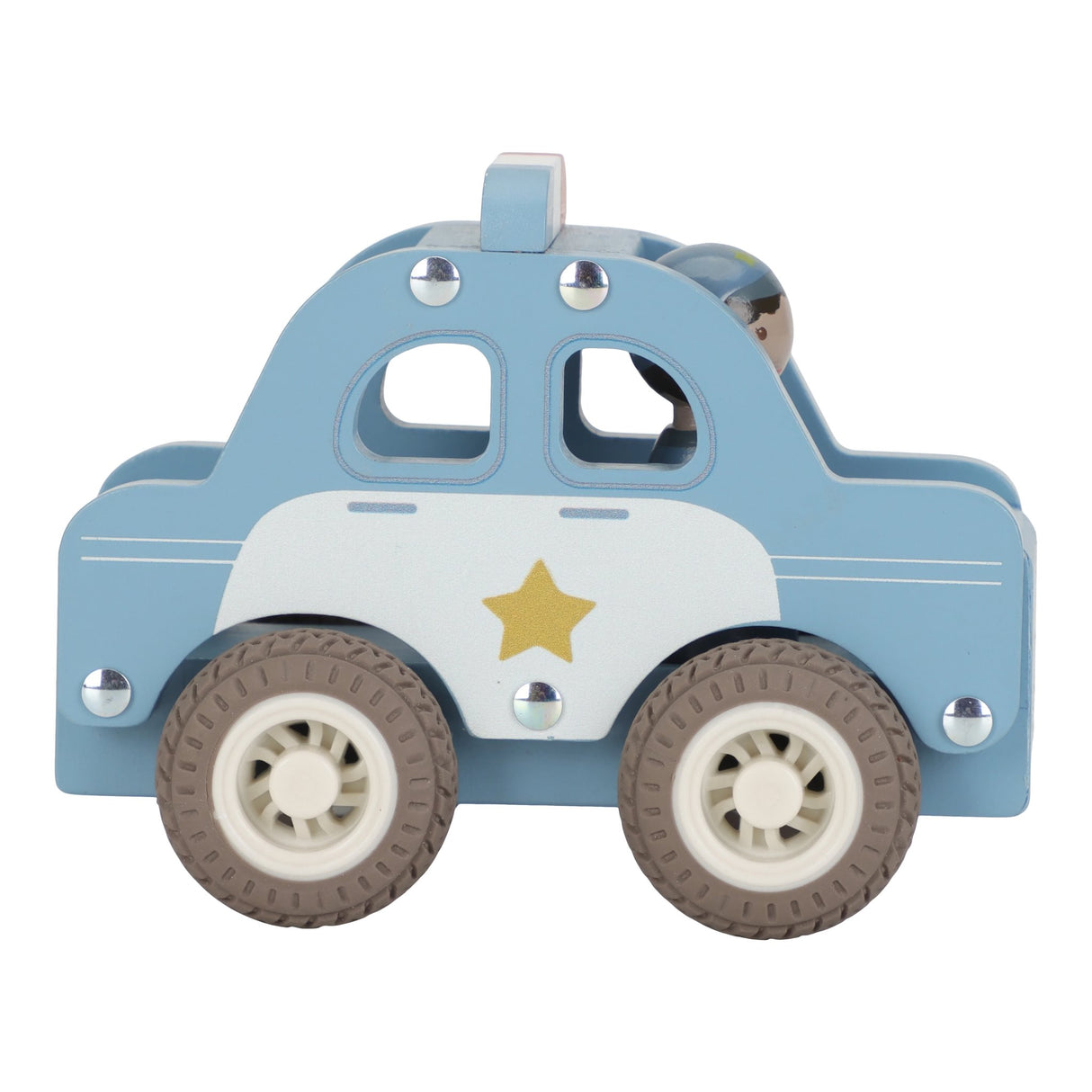 Holz- Polizeiauto