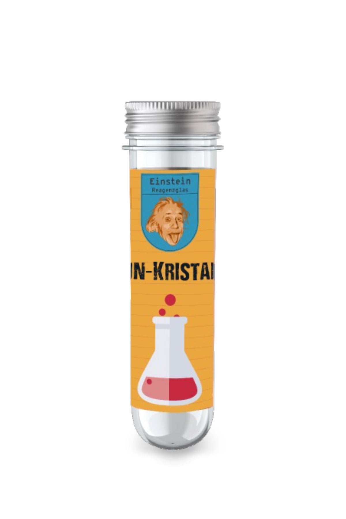 Einstein Reagenzglas Experimente -  Alaun Kristalle