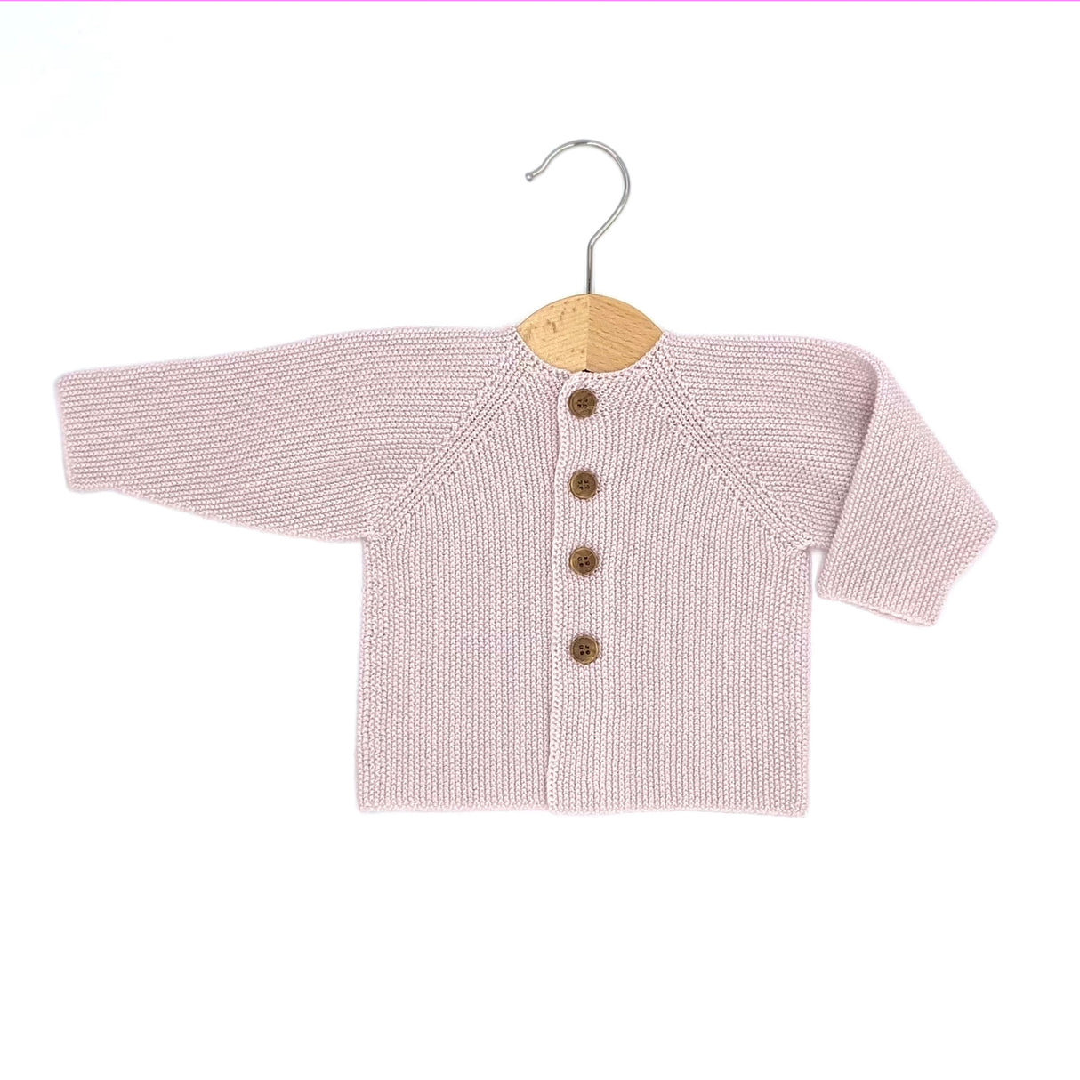 Babyjacke Reiskorn/ rose - korbmayer. ganz besonders. für kinder.