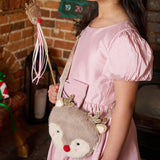 Flauschige Rentier Tasche