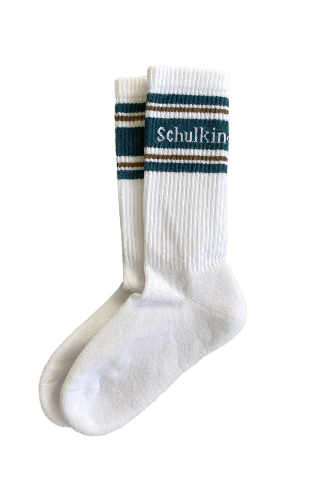 Schulkind- Socken 27-30/ PetrolkikaduSchulkind- Socken 27-30/ Petrolkorbmayer. ganz besonders. für kinder.