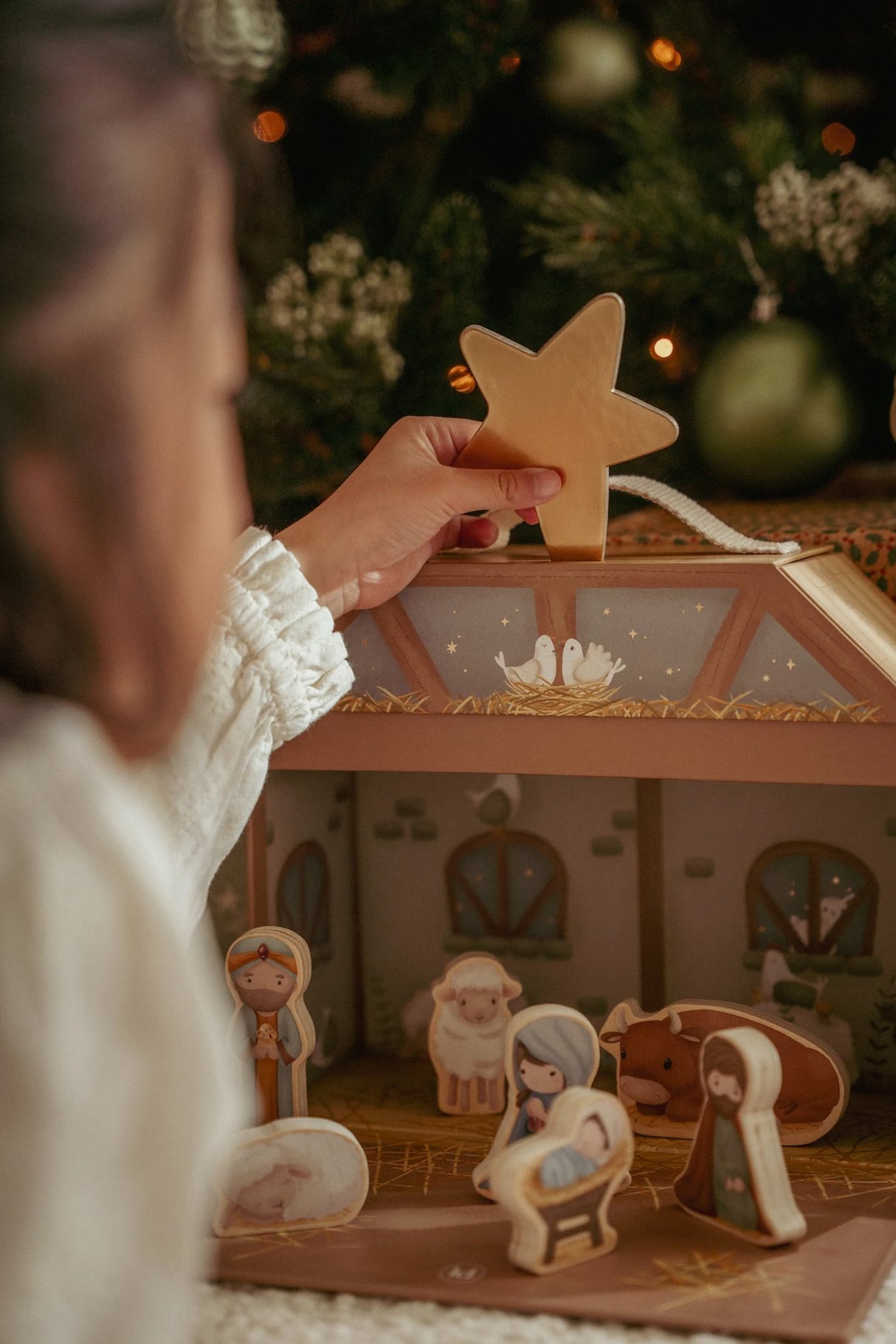 Weihnachtskrippe Spielkoffer