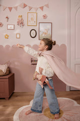 Kuschelpuppe Superheldin Rosa