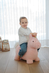 Hüpf-Tier Einhorn pink