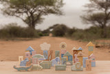 Holzbausteine - Safari Friends