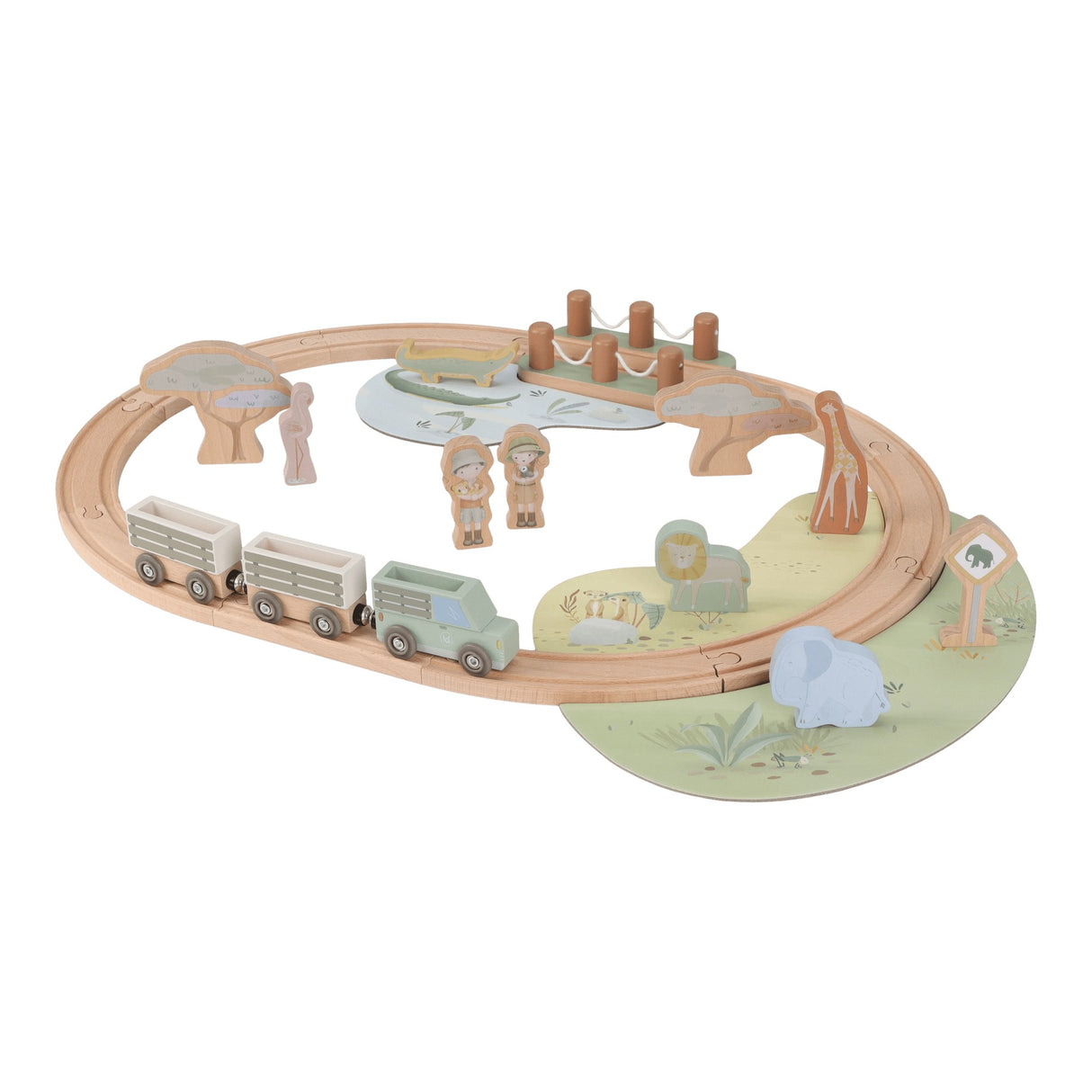 Holzeisenbahn - Safari Friends
