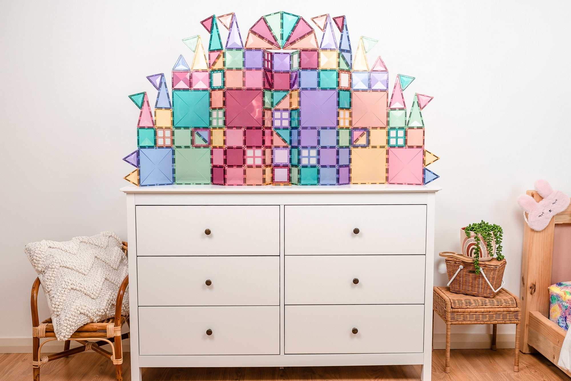 Magnetbausteine Pastel Creative Pack - 120 Teile