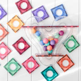 Magnetbausteine Pastell Ball Run Pack 106 Teile